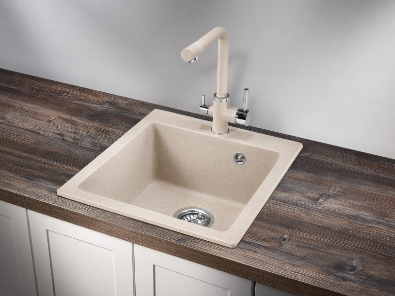 Кухонная мойка GRANULA GR-4651, ПИРИТ