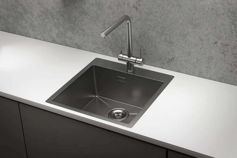 5151, СТАЛЬ САТИН, стальная кухонная мойка