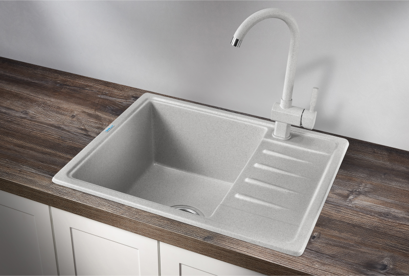 Кухонная мойка GRANULA ST-5803, БАЗАЛЬТ