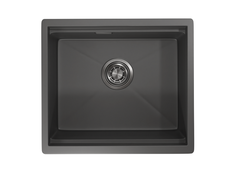 Кухонная мойка GRANULA KS-5045U, ГРАФИТ МАТОВЫЙ
