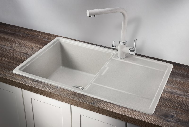 Кухонная мойка GRANULA GR-7804, БАЗАЛЬТ