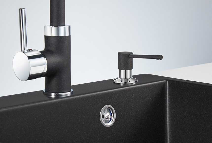 Дозатор кухонный GRANULA 05 D, ЧЁРНЫЙ