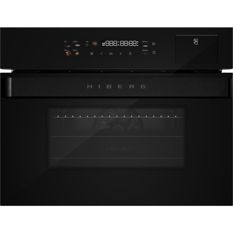 Электрический духовой шкаф с функцией пароварки Hiberg S-VMF 5515 B SMART