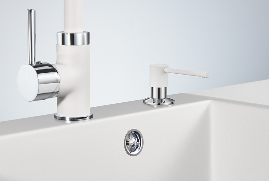 Дозатор кухонный GRANULA 05 D, АРКТИК (БЕЛЫЙ)