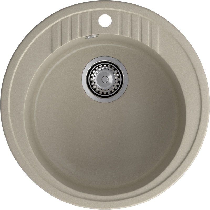 GranFest Композит Мойка RONDO 520  1-чаша D-520мм топаз арт.GF-