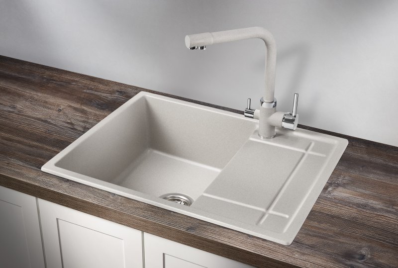 Кухонная мойка GRANULA GR-6501, БАЗАЛЬТ