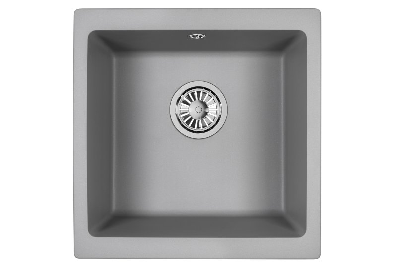 Кухонная мойка GRANULA GR-4451, АЛЮМИНИУМ