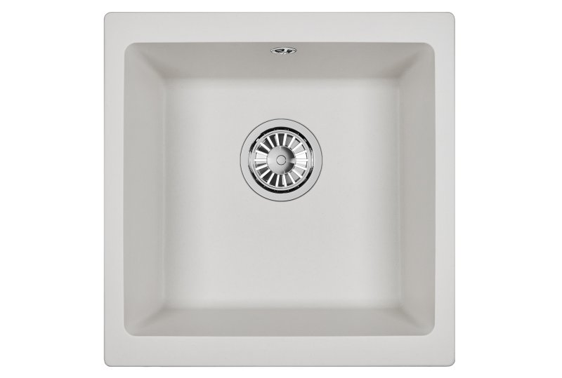 Кухонная мойка GRANULA GR-4451, АРКТИК (БЕЛЫЙ)