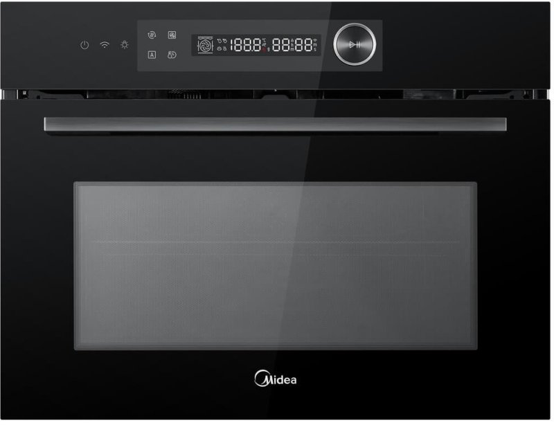 Компактный духовой шкаф с СВЧ Midea MCO82007MBG-I