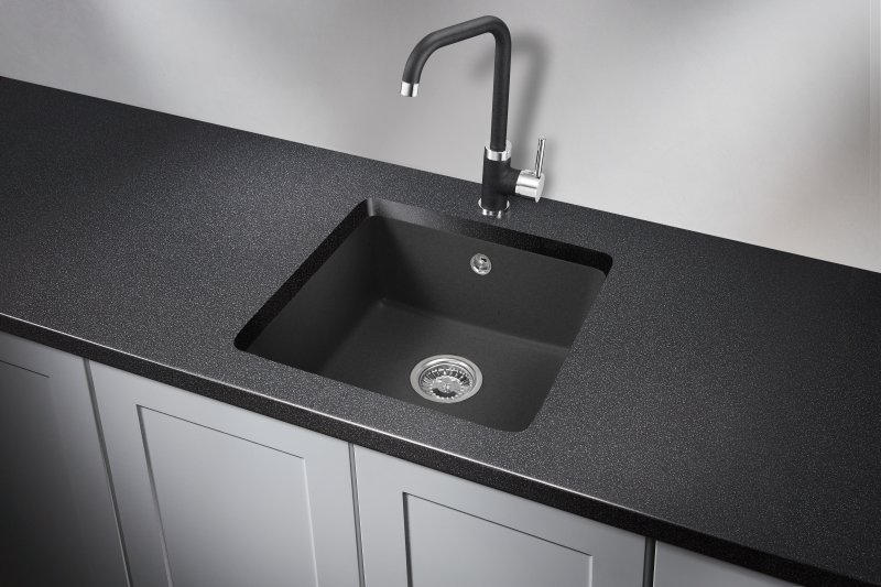 Кухонная мойка GRANULA GR-3801, ЧЁРНЫЙ