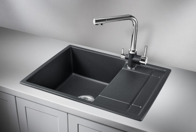 Кухонная мойка GRANULA GR-6501, ЧЁРНЫЙ