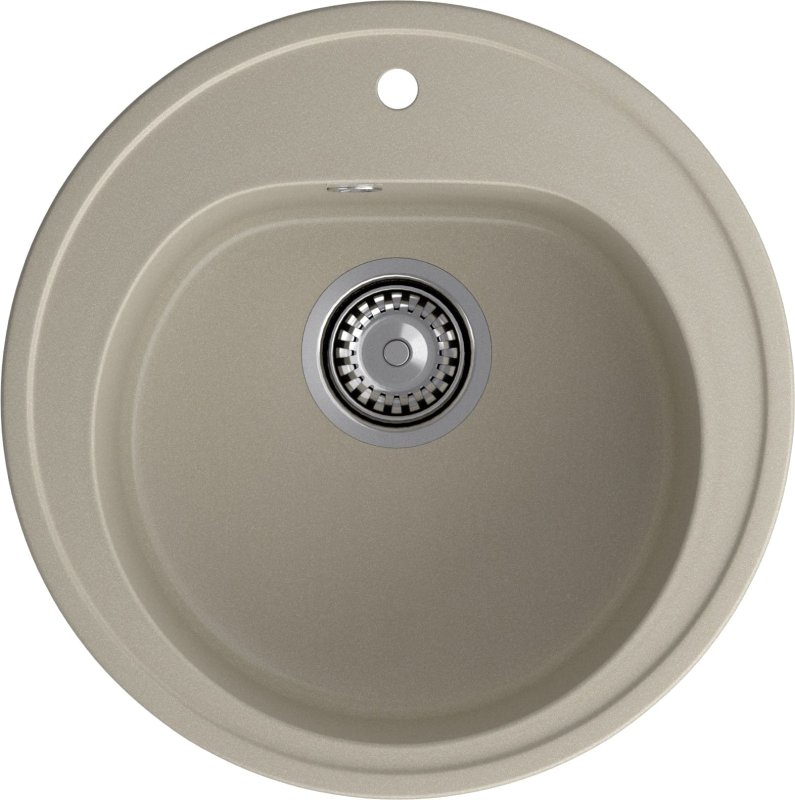 GranFest Композит Мойка RONDO 510  1-чаша D-508мм топаз арт.GF-