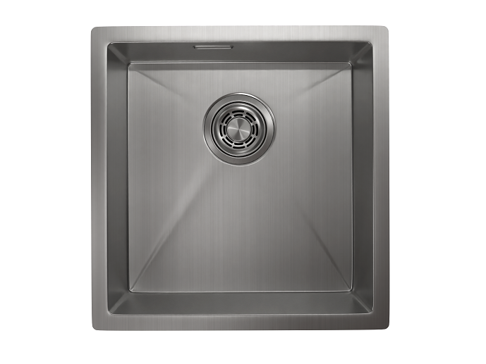 Кухонная мойка GRANULA GR-4445U, СТАЛЬ САТИН