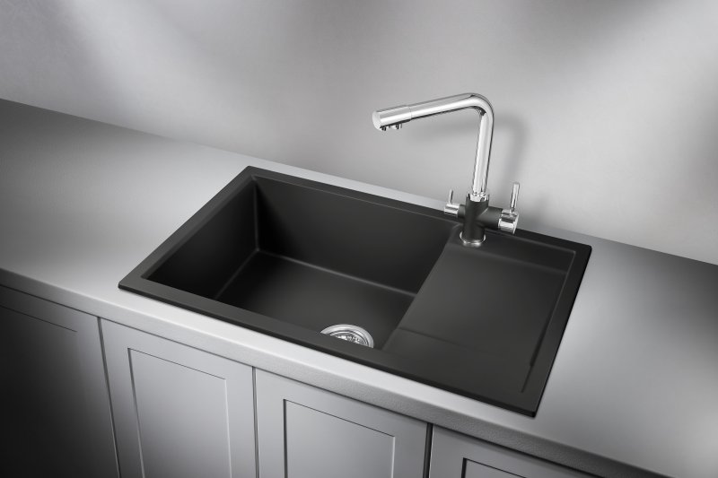 Кухонная мойка GRANULA GR-7805, ТУРМАЛИН