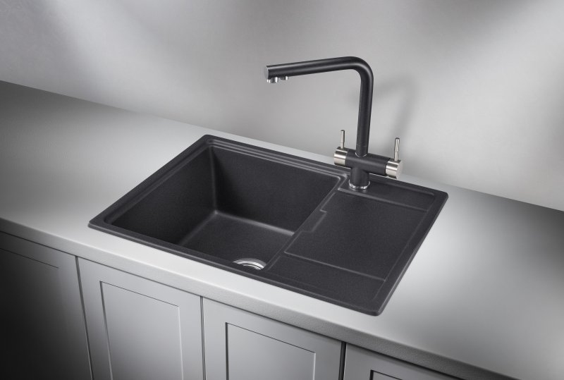 Кухонная мойка GRANULA GR-6503, ЧЁРНЫЙ