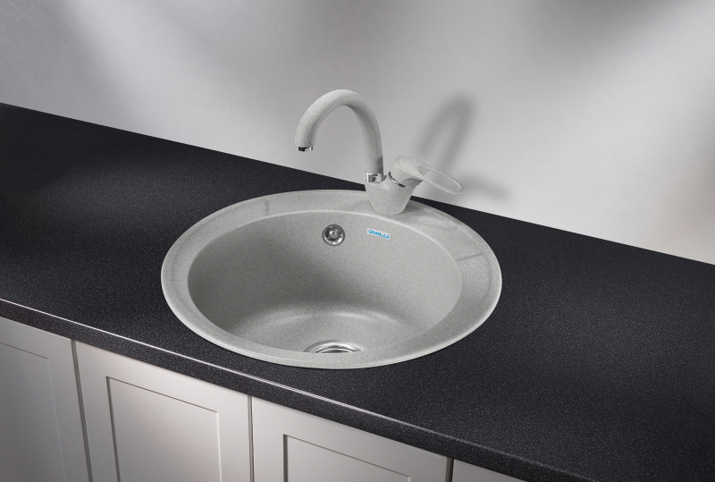 Кухонная мойка GRANULA ST-4802, БАЗАЛЬТ