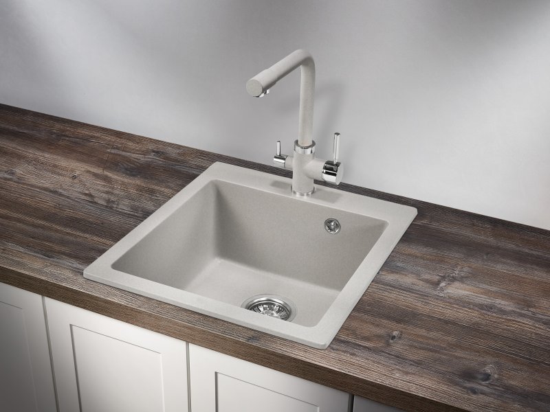 Кухонная мойка GRANULA GR-4651, БАЗАЛЬТ