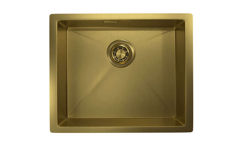 Кухонная мойка GRANULA GR-5445U, ЗОЛОТО САТИН