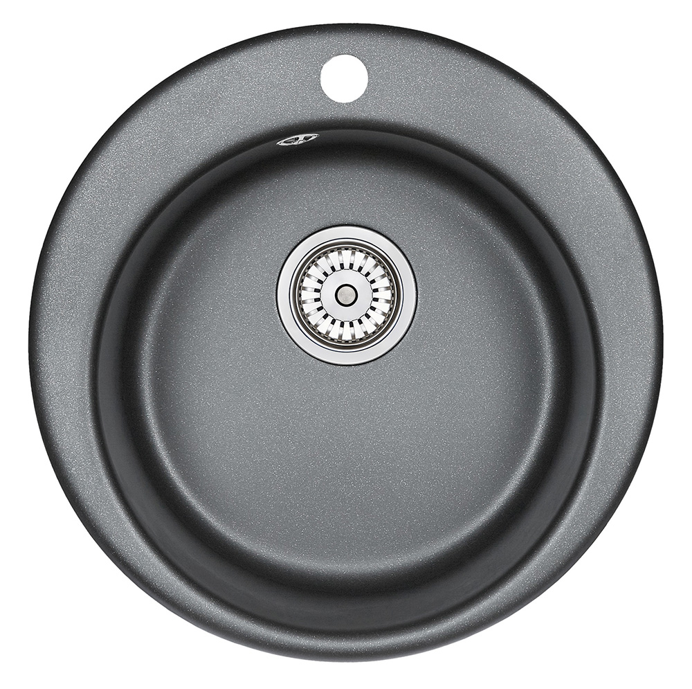 Кухонная мойка Granula GR-4801 шварц d=475мм