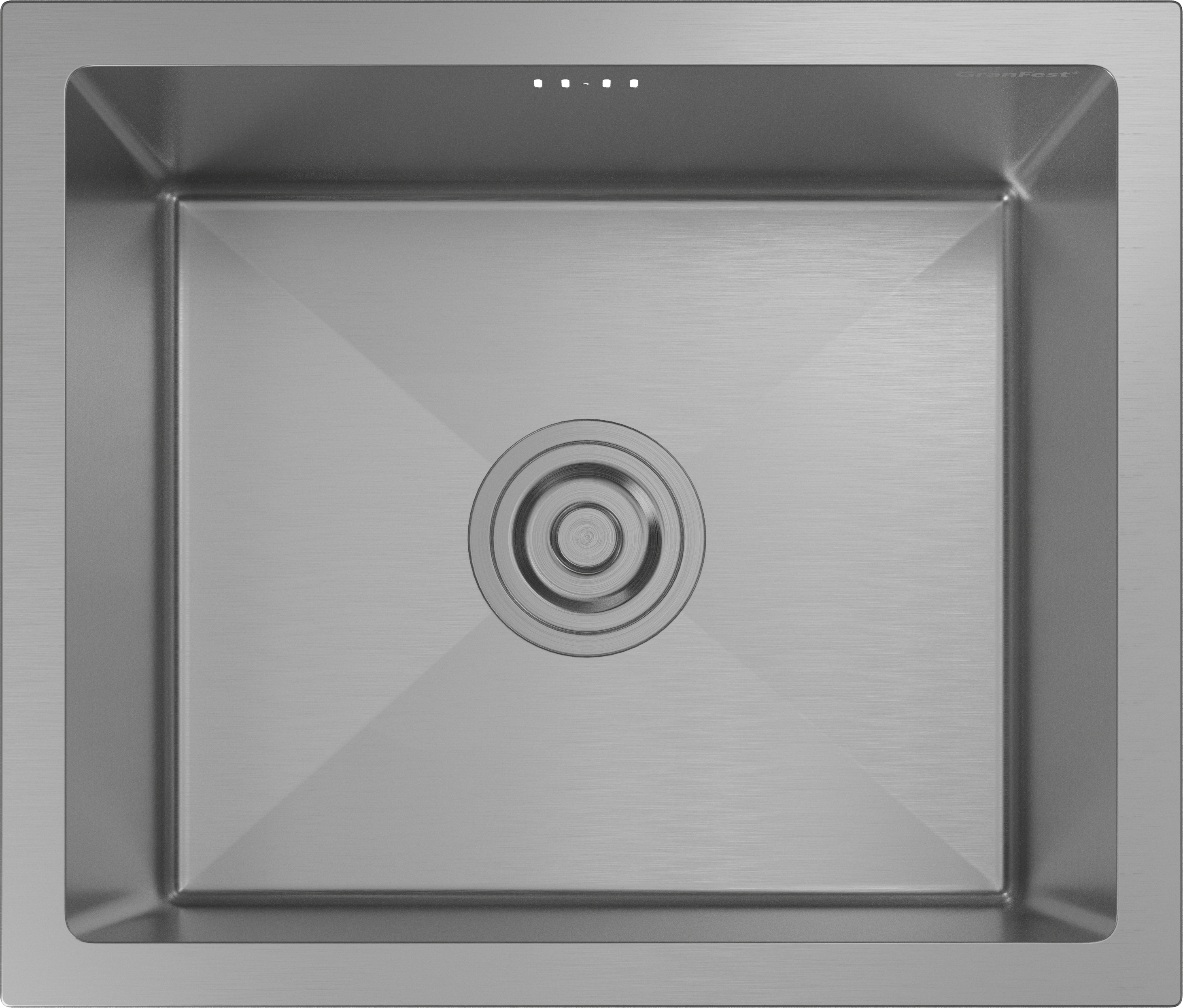 GRANFEST METAL Мойка нерж.сталь AISI 304  1 чаша 450*380*215 мм арт.GF-4538 нерж