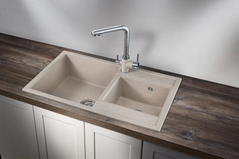 Кухонная мойка GRANULA GR-8201, ПИРИТ