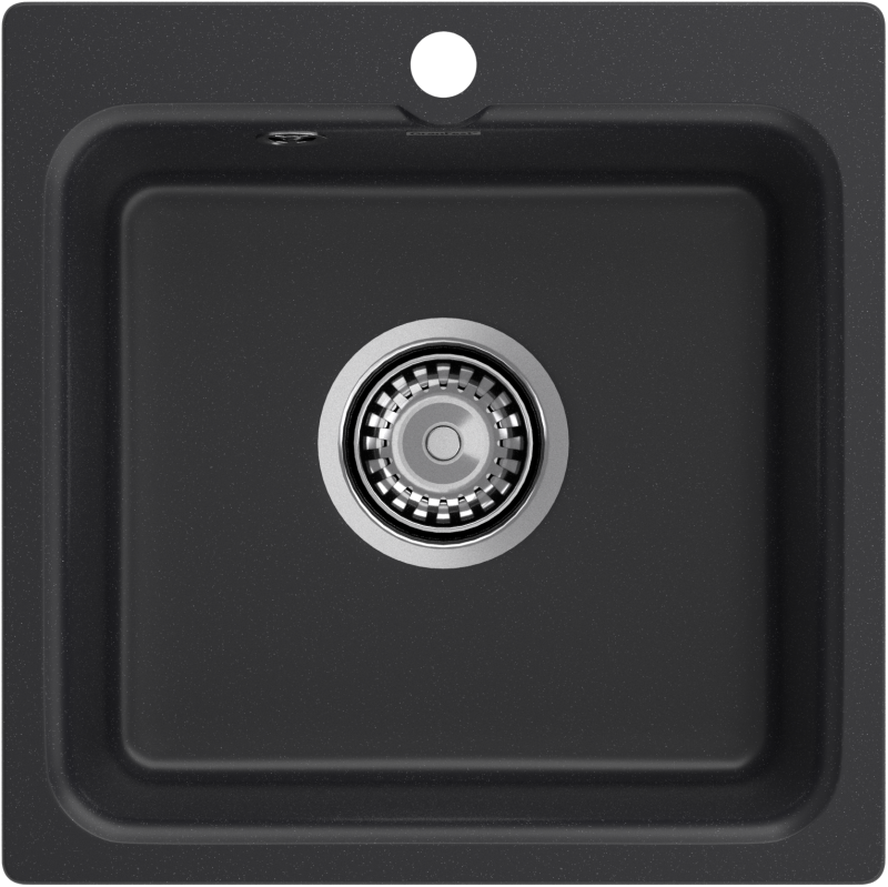 GRANFEST Мойка SMART 430  1-чаша 432*432мм черный арт.GF-SM-