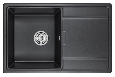 Кухонная мойка GRANULA GR-7804, ЧЁРНЫЙ