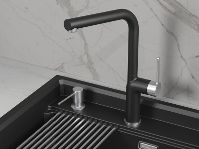 Кухонный смеситель GRANULA GR-9502, ТУРМАЛИН