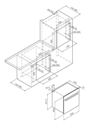 Духовой шкаф электрический Graude BM 60.2 W