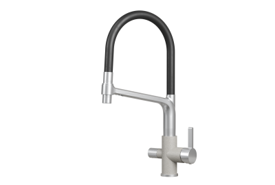 Кухонный смеситель GRANULA GR-5083, БАЗАЛЬТ