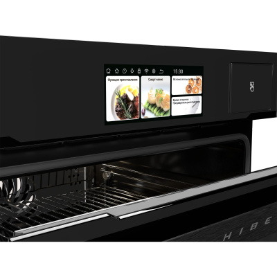 Электрический духовой шкаф с функцией пароварки Hiberg S-VM 6615 B I-SMART