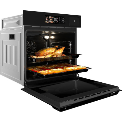 Электрический духовой шкаф с функцией пароварки Hiberg S-VM 6415 B SMART