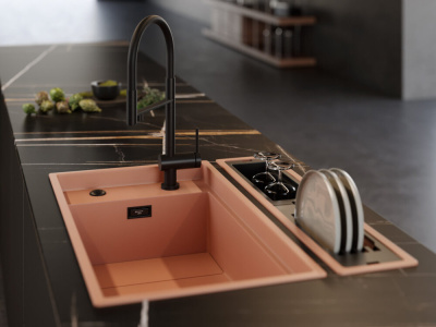 Кухонная мойка OMOIKIRI Kinaru Pro 86-U/I wh