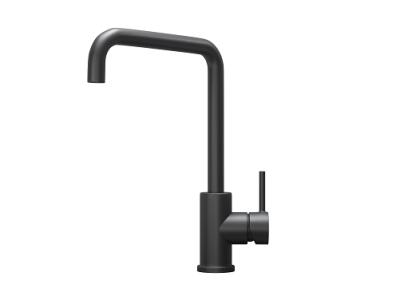 Кухонный смеситель GRANULA  KS-7110, ЧЕРНЫЙ МАТОВЫЙ