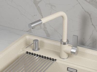 Кухонный смеситель GRANULA GR-5504, ПИРИТ