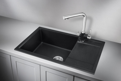 Кухонная мойка GRANULA GR-7805, ЧЁРНЫЙ