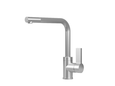 Кухонный смеситель GRANULA GR-5504, НЕРЖ