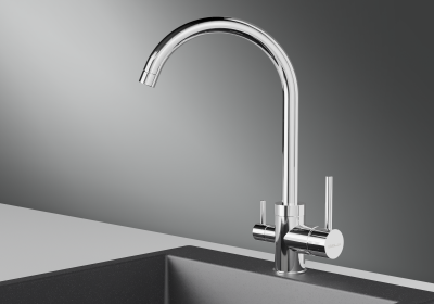 Кухонный смеситель GRANULA  GR-2168, ХРОМ