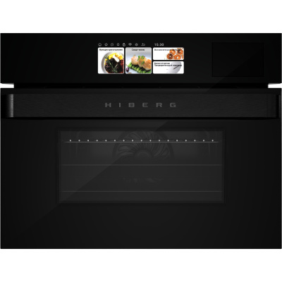 Электрический духовой шкаф с функцией пароварки Hiberg S-VM 5615 B I-SMART
