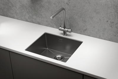 5445U, СТАЛЬ САТИН, стальная кухонная мойка