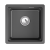 Кухонная мойка GRANULA KS-4501U, ШВАРЦ (чёрный металлик)