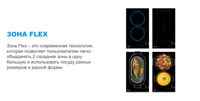 Встраиваемая индукционная варочная панель Midea MIH67787F