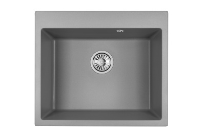 Кухонная мойка GRANULA GR-6001, АЛЮМИНИУМ