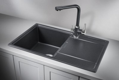 Кухонная мойка GRANULA GR-7804, ЧЁРНЫЙ