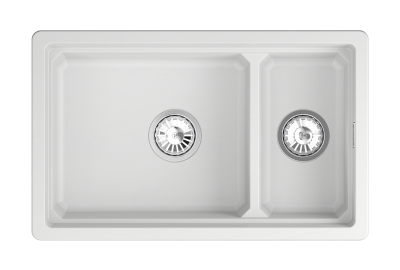 Кухонная мойка GRANULA KS-7304U, АРКТИК (БЕЛЫЙ)