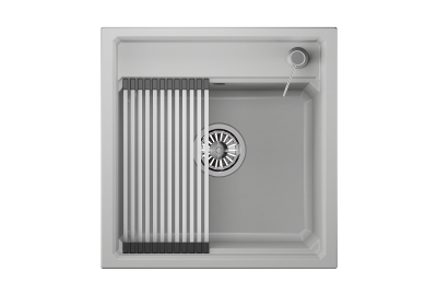Кухонная мойка GRANULA KS-5002, АРКТИК (БЕЛЫЙ) 
