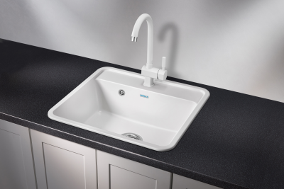 Кухонная мойка GRANULA ST-5601, БЕЛЫЙ