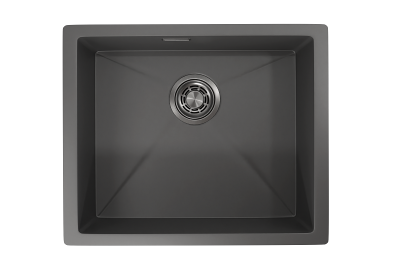 Кухонная мойка GRANULA GR-5445U, ГРАФИТ МАТОВЫЙ