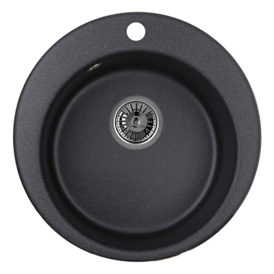 Кухонная мойка Granula GR-4801 чёрный d=475мм