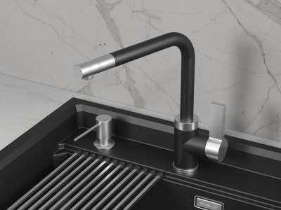 Кухонный смеситель GRANULA GR-5504, ТУРМАЛИН